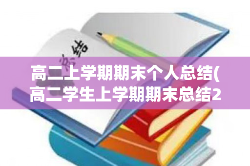 高二上学期期末个人总结(高二学生上学期期末总结200字)