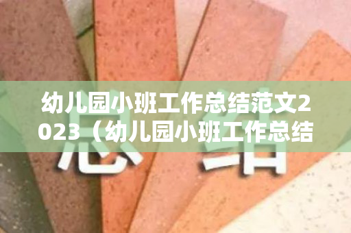 幼儿园小班工作总结范文2023（幼儿园小班工作总结范文2023版下载）