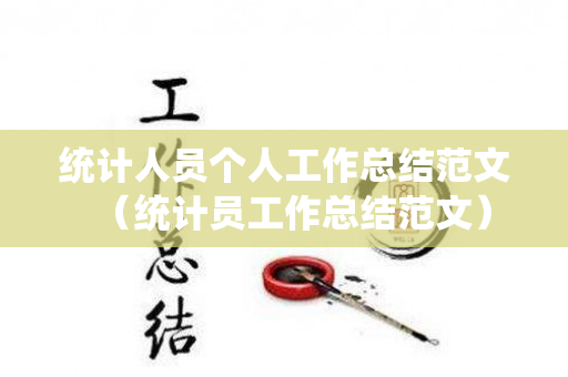 统计人员个人工作总结范文（统计员工作总结范文）