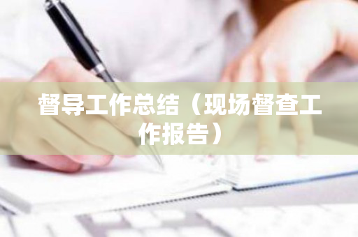 督导工作总结（现场督查工作报告）