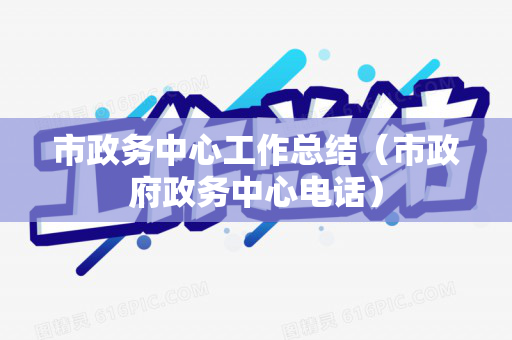 市政务中心工作总结（市政府政务中心电话）