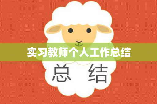 实习教师个人工作总结
