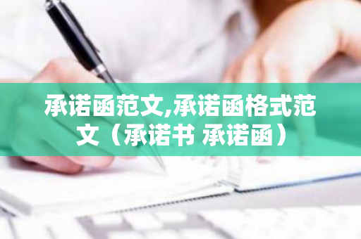承诺函范文,承诺函格式范文（承诺书 承诺函）