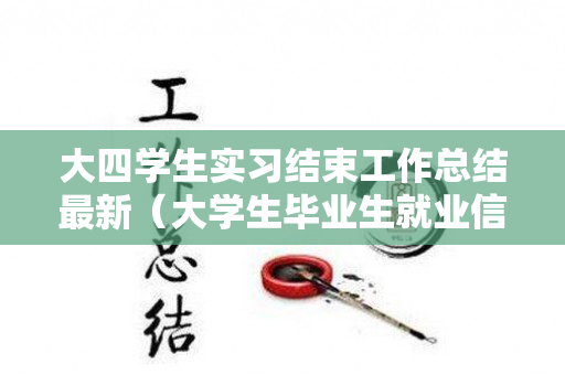 大四学生实习结束工作总结最新（大学生毕业生就业信息网登录）