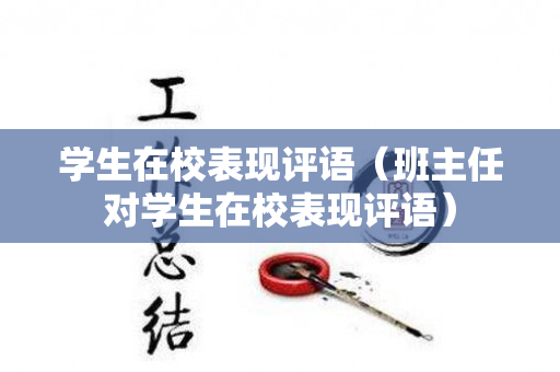 学生在校表现评语（班主任对学生在校表现评语）