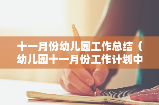十一月份幼儿园工作总结（幼儿园十一月份工作计划中班教案）