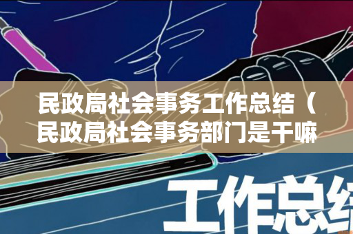 民政局社会事务工作总结（民政局社会事务部门是干嘛的）