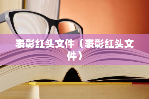 表彰红头文件（表彰红头文件）