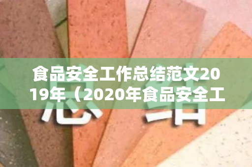 食品安全工作总结范文2019年（2020年食品安全工作总结报告）
