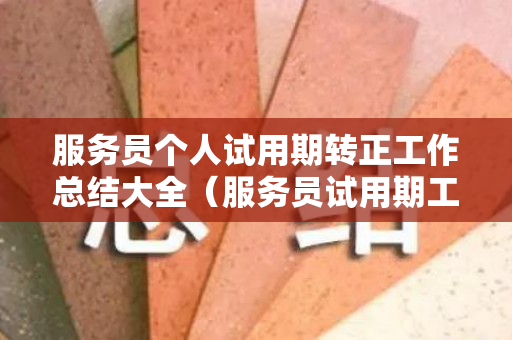 服务员个人试用期转正工作总结大全（服务员试用期工作小结30字）