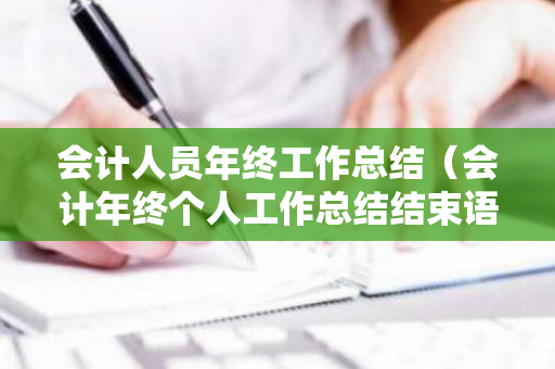 会计人员年终工作总结（会计年终个人工作总结结束语）