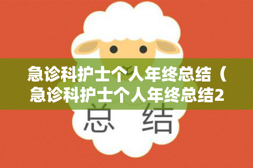急诊科护士个人年终总结（急诊科护士个人年终总结2000字）