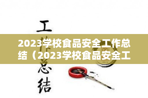 2023学校食品安全工作总结（2023学校食品安全工作计划）