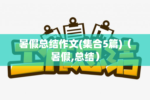 暑假总结作文(集合5篇)（暑假,总结）