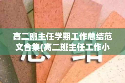 高二班主任学期工作总结范文合集(高二班主任工作小结100字)